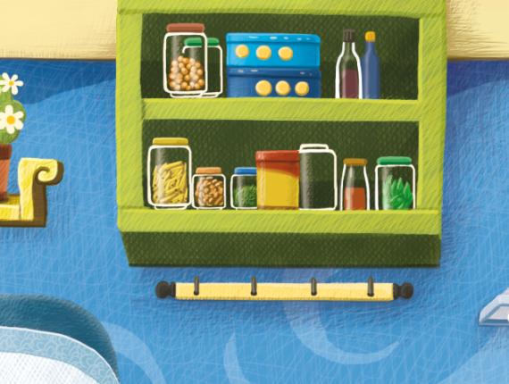 Andreu Toys magnetic house casa family família familia habitació habitación room