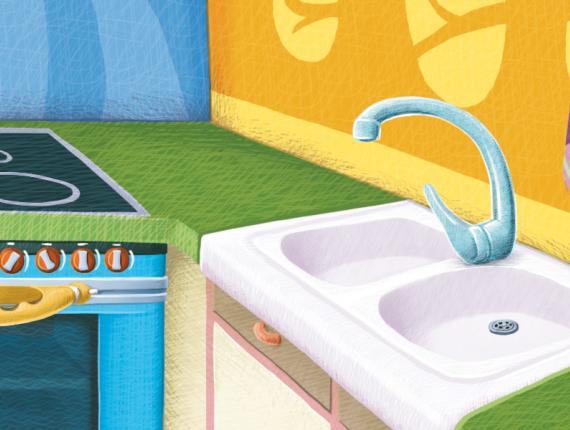 Andreu Toys magnetic house casa family família familia habitació habitación room