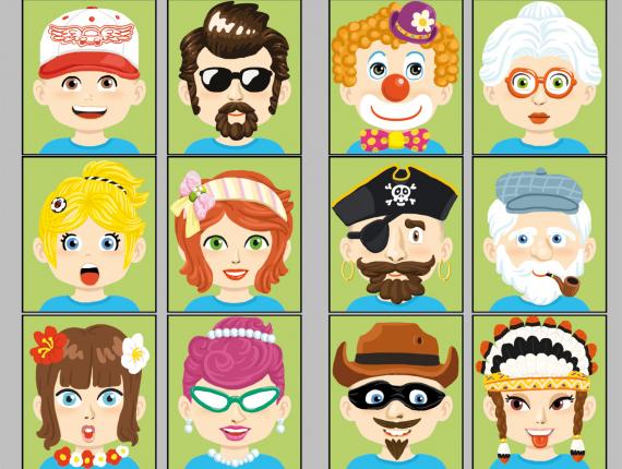 Andreu Toys cares caras faces