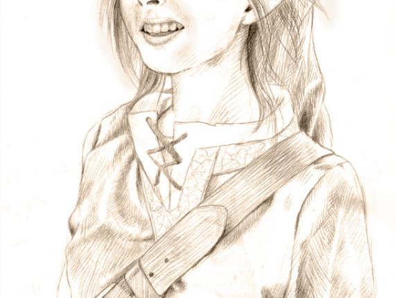 Lindsey Stirling Link Zelda portrait retrat retrato