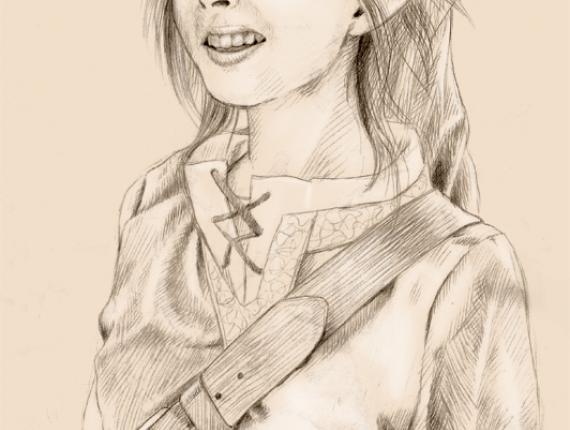Lindsey Stirling Link Zelda portrait retrat retrato