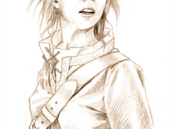 Lindsey Stirling Link Zelda portrait retrat retrato