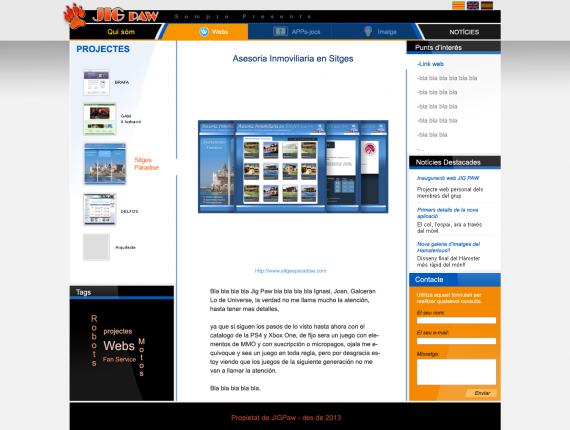 disseny diseño design web JigPaw