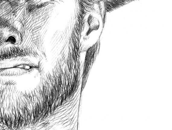 Clint Eastwood art portrait retrat retrato