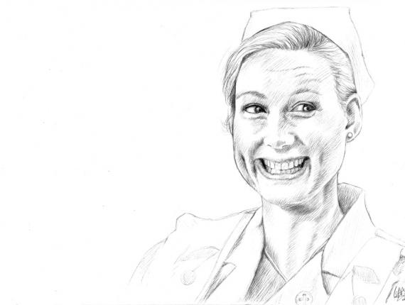 Laura Linney portrait retrat retrato