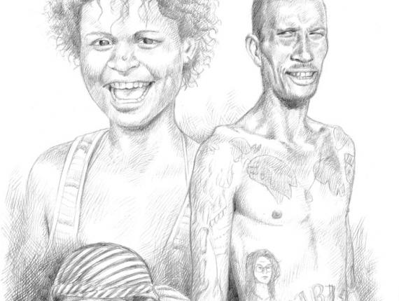 Buraka Som Sistema - Hangover (BaBaBa) portrait retrat retrato