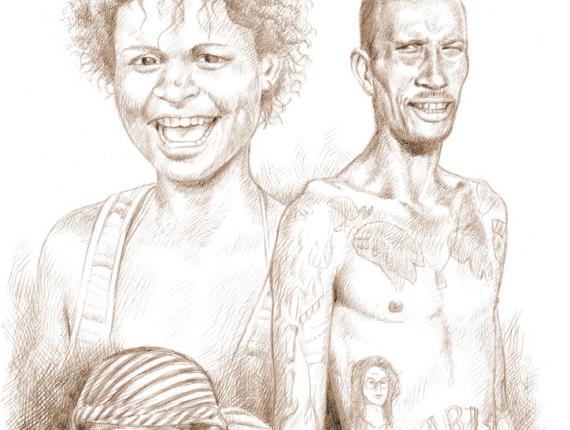 Buraka Som Sistema - Hangover (BaBaBa) portrait retrat retrato