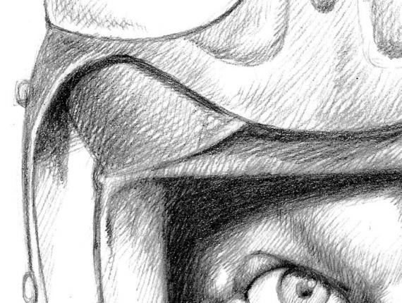 Randy Quaid Independence Day ID4 portrait retrat retrato