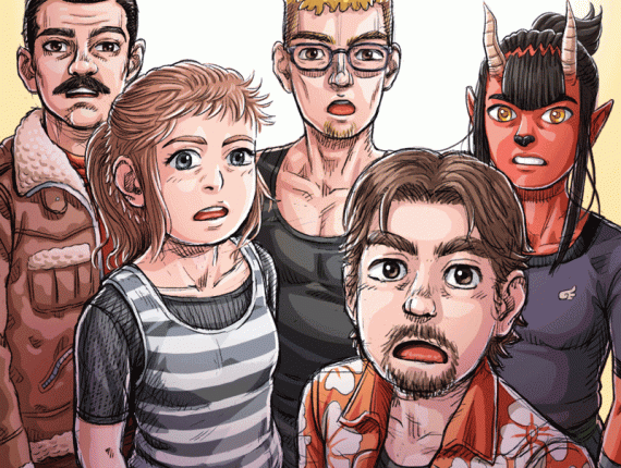 Un Lloc Estrany personatges personajes characters amics amigos friends wacom art arte digital art animació animación animation