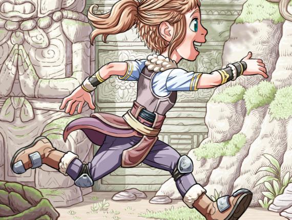 Un Lloc Estrany personatges personajes characters amics amigos friends noia chica girl home hombre man aventura adventure serp serpiente snake color digital