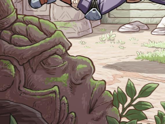 Un Lloc Estrany personatges personajes characters amics amigos friends noia chica girl home hombre man aventura adventure serp serpiente snake color digital