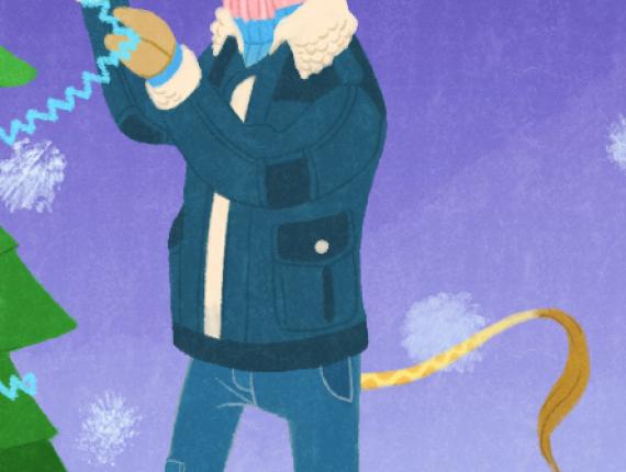 Bon Nadal Feliz Navidad Merry Christmas animals animales antropomòrfic antropomórfico anthropomorphic arbre de nadal árbol de navidad Christmas tree