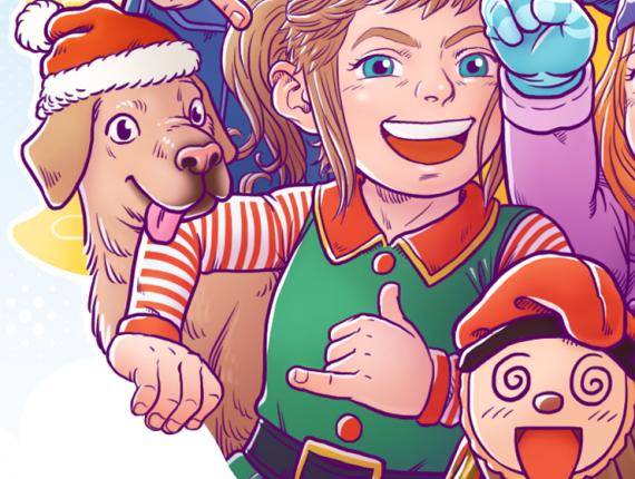 bon nadal feliz navidad Merry Christmas Tió amics amigos friends mascota pet gat gato cat gos perro dog felicitat felicidad happiness