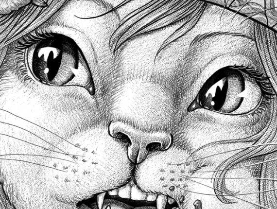 pàgina página page manga un lloc estrany noi chico boy punk noia gata chica gato cat girl