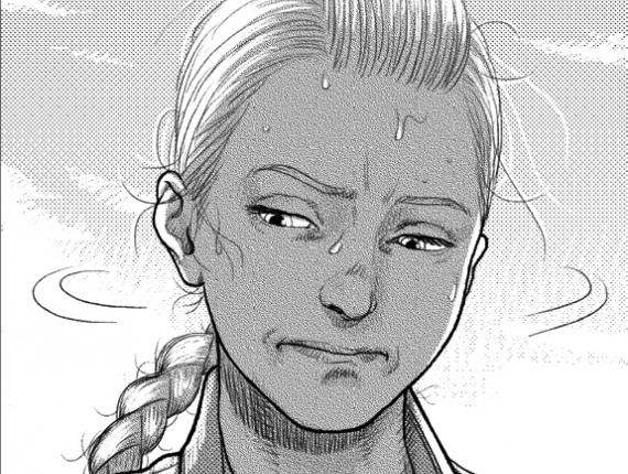 pàgina página page manga un lloc estrany muntanya montanya mountain noi noia chico chica boy girl