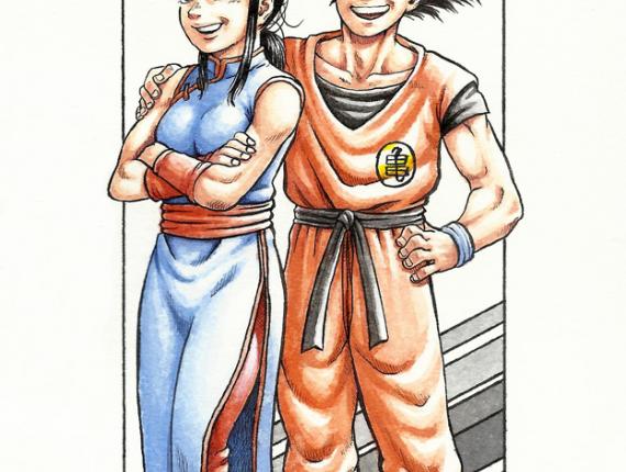 Dragon Ball Bola de Drac Bola de dragón Chi Chi Son Goku 