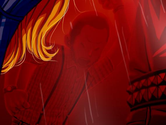 Life is Strange Before the Storm Videojoc videojuego videogame Dontnod Entertainment Chloe Rachel parella pareja couple ball baile dance concert concierto rock riure risa laugh