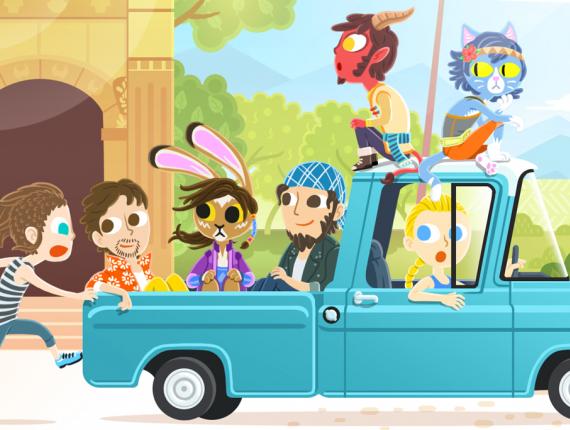 aventura adventure personatges personajes characters antropomorfic antropomórfico anthropomorphic nois chicos boys noies chicas girls pickup