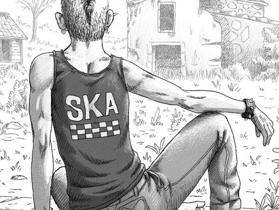 noia gat chica gato cat girl punk noi chico boy parella pareja  couple SKA