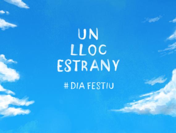 un lloc estrany noi chico boy noia chica girl parella pareja couple aventura adventure guineu zorro fox núvols nubes clouds excursió excursió excursion cel blau cielo azul blue sky