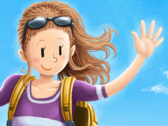 un lloc estrany noi chico boy noia chica girl parella pareja couple aventura adventure guineu zorro fox núvols nubes clouds excursió excursió excursion cel blau cielo azul blue sky