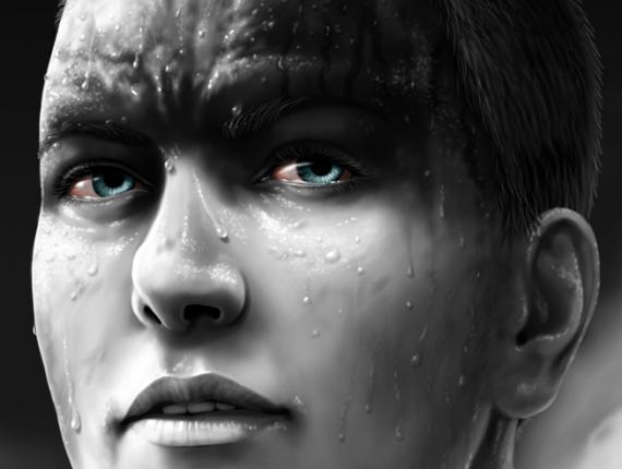 MAD MAX FURY ROAD Furiosa suor sudor sweat retrat retrato portrait
