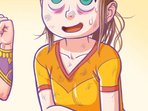 Un Lloc Estrany personatges personajes characters amics amigos friends noia chica girl sirena mermaid aventura adventure color digital