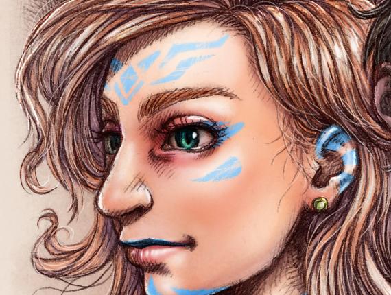 Un Lloc Estrany personatges personajes characters amics amigos friends noia chica girl home hombre man noia gat chica gato cat girl color digital