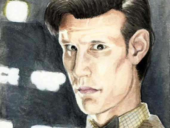 Matt Smith doctor Dr.Who retrat retrato portrait