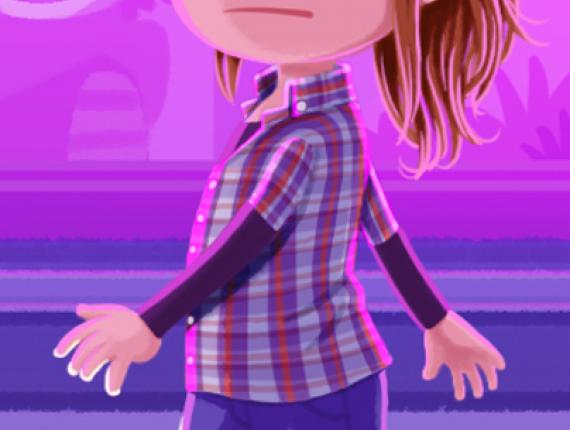 un lloc estrany noi chico boy noia chica girl conill conejo bunny gat gata cat aventura adventure ciberpunk cyberpunk futur futuro future