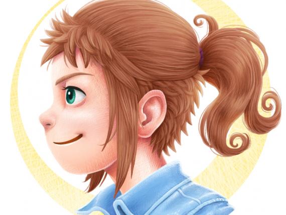 Un Lloc Estrany personatges personajes characters amics amigos friends noia chica girl home hombre man color digital noia conill chica conejo girl rabbit pin chapas pin badges