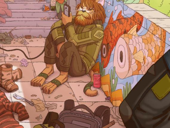 un lloc estrany noia chica girl afroamericana African American girl feliç feliz happy somriure sonrisa smile pintures paret pinturas pared wall paintings