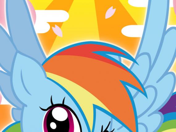 Rainbow Dash  My Little Pony Blue Dragon Noi