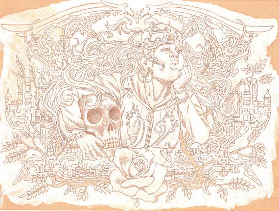 calavera skull noia chica girl