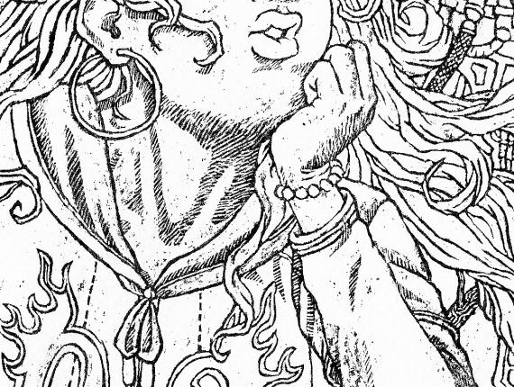 calavera skull noia chica girl