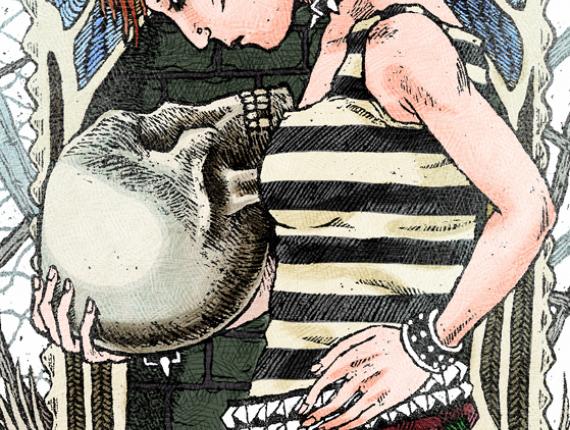 calavera skull noia chica girl