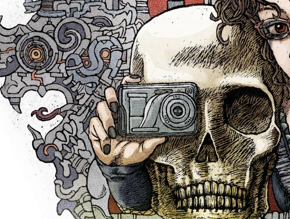 calavera skull noia chica girl