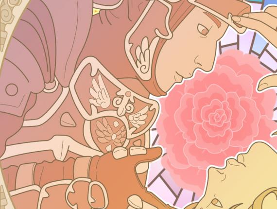 Sant Jordi cavaller caballero knight rosa rose princesa princess