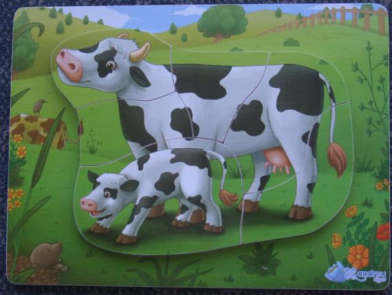 trencaclosques rompecabezas puzzle vaca cow