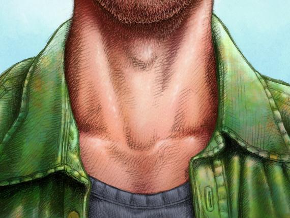 un lloc estrany cara face retrat retrato portrait somriure sonrisa smile personatge personaje character noi chico boy bigoti bigote moustache tupè tupé toupee