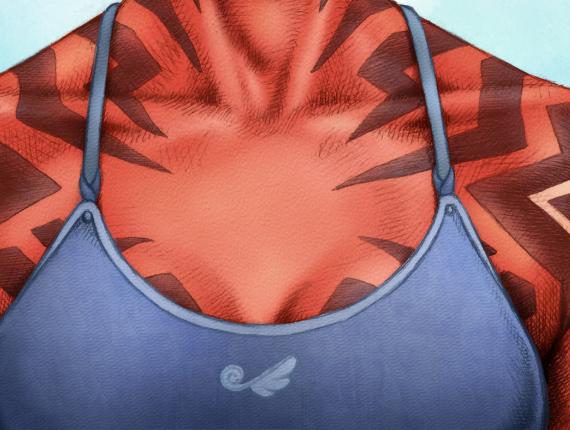 un lloc estrany cara face retrat retrato portrait somriure sonrisa smile personatge personaje character noia chica girl piercing tattoo dimoni demonio devil demon