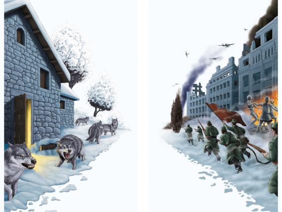 Llops lobos wolves Stalingrad guerra mundial WWI escenari escenarios scenario