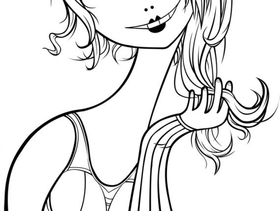 vectorial vector noies chicas girls