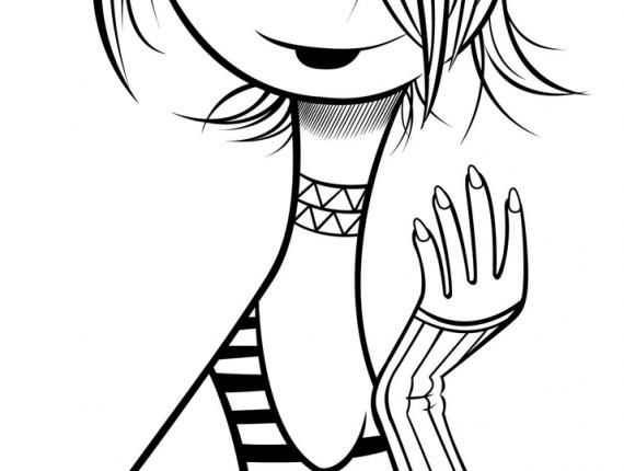 vectorial vector noies chicas girls