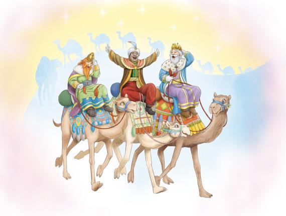 Els Reis Mags Los Reyes Magos the three wise men