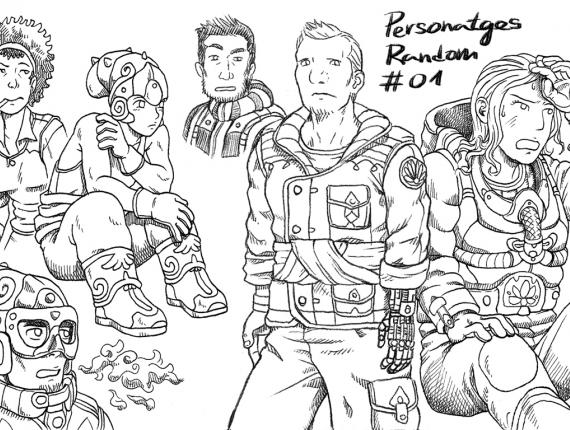 personatges personajes characters aleatoris aleatorios Randomized fantasia fantasy