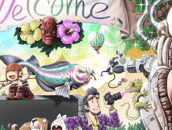 Facebook portada cover ilustració ilustración illustration galceran amorós mèlich