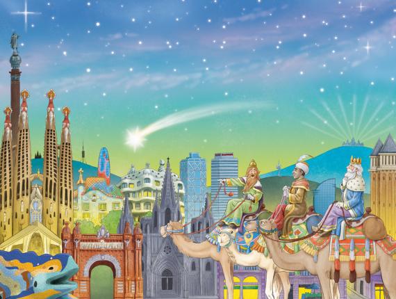 Els Reis Mags Los Reyes Magos the three wise men