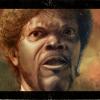 Samuel L. Jackson retrat retrato portrait Pulp Fiction