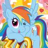 Rainbow Dash  My Little Pony Blue Dragon Noi